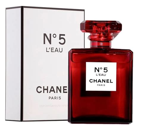 chanel 5 l eau red|chanel no 5 price.